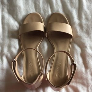 Vince Velcro ankle wrap sandal